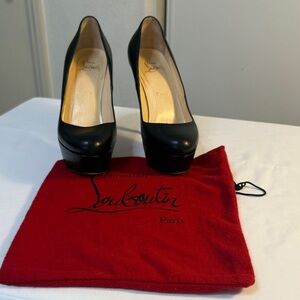 Christian Louboutin Black Platform Heels